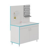 Лабораторный стол-мойка МО НВК 1200 ПП