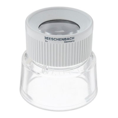 Лупа техническая апланатическая настольная Eschenbach Stand magnifier, диаметр 25 мм, 8.0х, 28.7 дптр